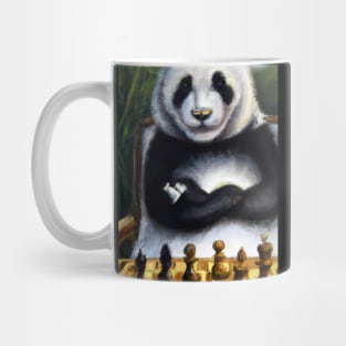 Panda Plays Chess Mug